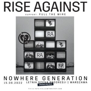 Read more about the article Rise Against,  Letnia Scena Progresji, 15.06.2022 [KONCERT – Polecane wydarzenie]