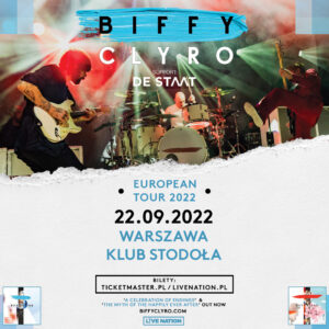 Read more about the article Biffy Clyro, klub Stodoła, Warszawa, 22.09.2022 (Koncert – polecane wydarzenia), org. Live Nation Polska