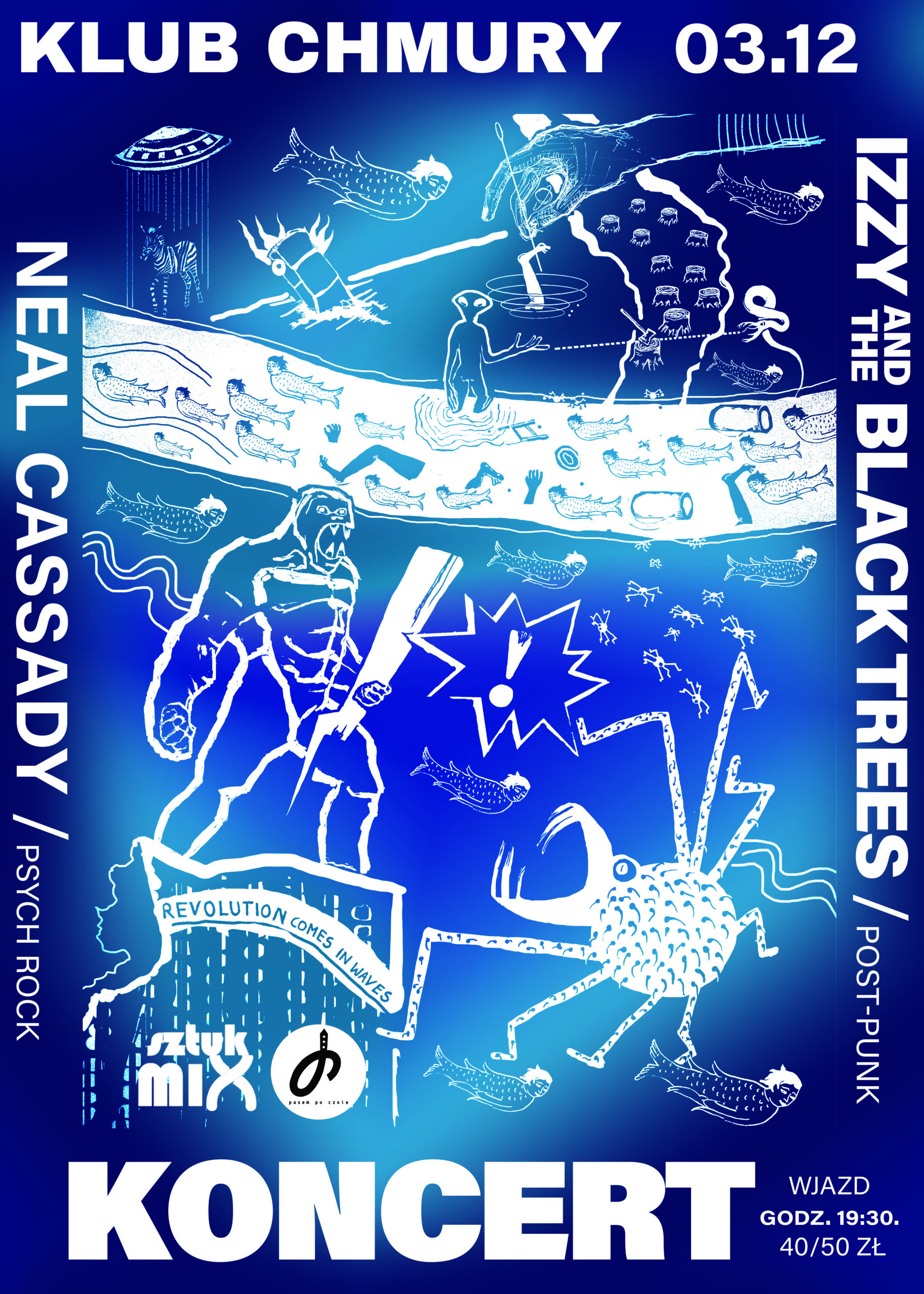 Read more about the article Izzy And The Black Trees + Neal Cassady, klub Chmury, Warszawa, 03.12.2022 [Koncert – polecane wydarzenie] PATRONAT