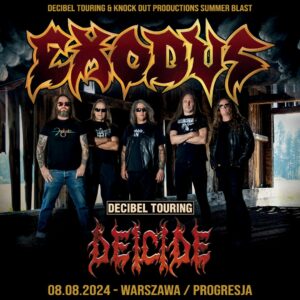 Read more about the article Exodus i Deicide w sierpniu w Warszawie! | org. Knock Out Productions