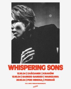 Read more about the article WHISPERING SONS na 3 koncertach w Polsce | org. Winiary Bookings