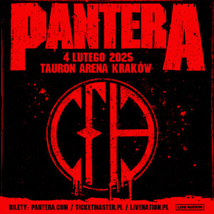 Read more about the article PANTERA | 04.02.2025, KRAKÓW (TAURON ARENA) | ORG. LIVE NATION