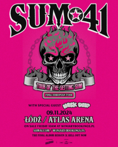 Read more about the article Sum 41 | 09.11.2024, Łódź (Atlas Arena) | org. Winiary Bookings