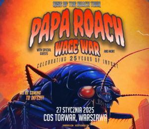 Read more about the article Papa Roach | 27.01.2025, Warszawa (Torwar) | org. Live Nation