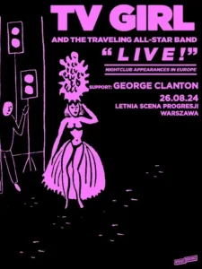 Read more about the article TV Girl + George Clanton | 26.08.2024, Warszawa (Letnia Scena Progresji)  | org. Winiary Bookings