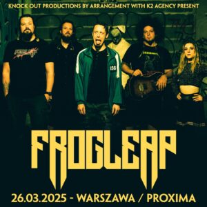 Read more about the article Frog Leap | 26.03.2025, Warszawa (Proxima) | org. Knock Out Productions