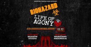 Read more about the article BIOHAZARD + LIFE OF AGONY | 17.03.2025, Warszawa (Progresja) | 18.03.2025, Kraków Studio) | org. Knock Out Productions