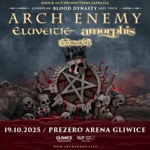 Read more about the article Arch Enemy + Eluveitie, Amorphis, Gatecreeper | 19.10.2025, Arena Gliwice | org. Knock Out Productions