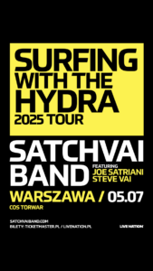 Read more about the article SatchVai Band | 05.07.2025 | COS Torwar, Warszawa | org. Live Nation