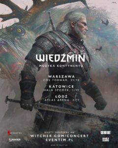 Read more about the article Wiedźmin. Muzyka Kontynentu | 31.10.2025, Warszawa | 01.11.2025 Katowice | 02.11.2025 Łódź | org. FKP Scorpio Polska