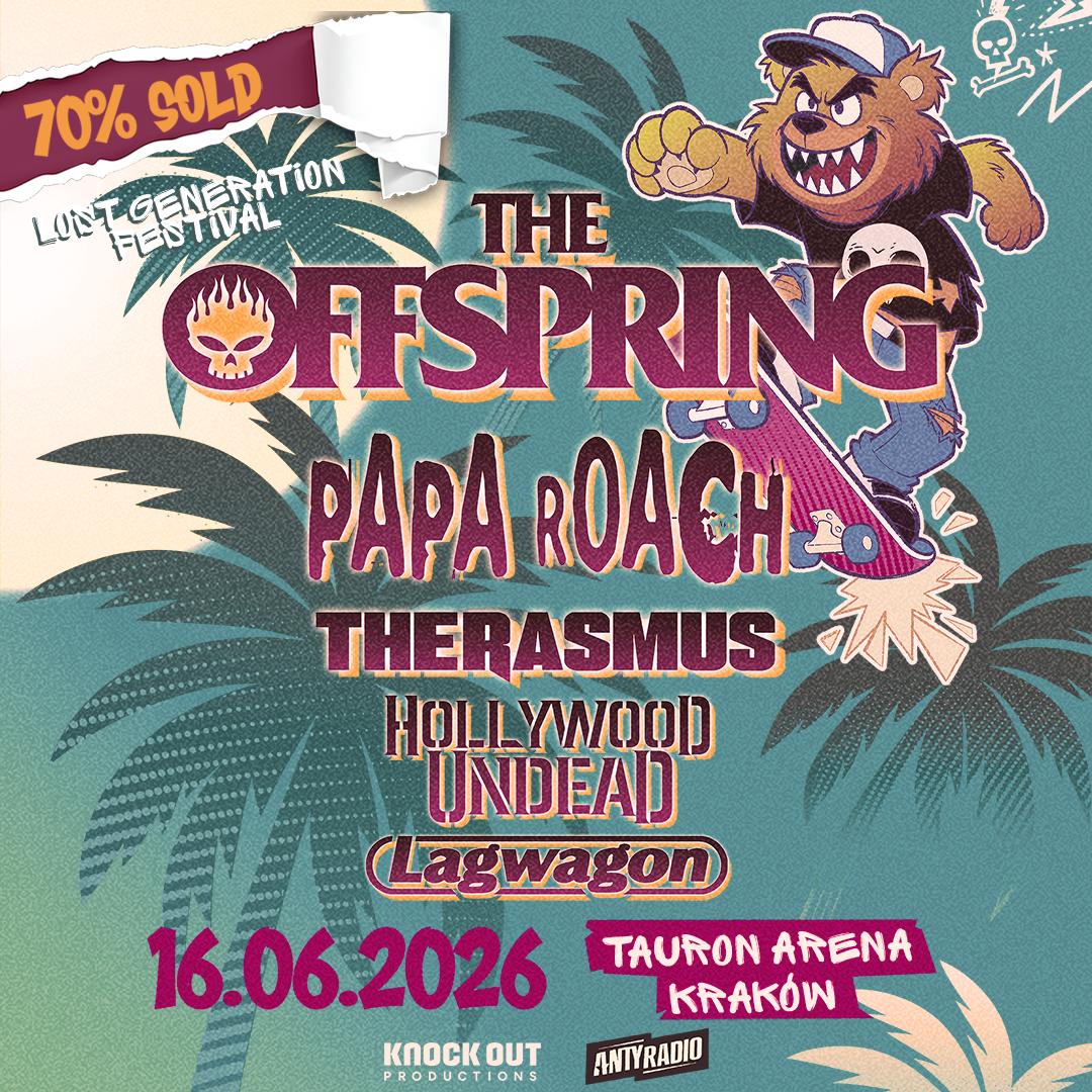 Read more about the article Hollywood Undead i Lagwagon dołączają do składu Lost Generation