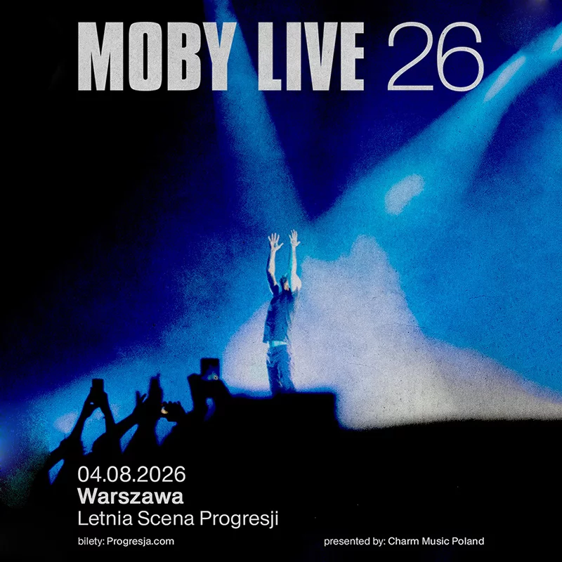 Read more about the article Moby | 04.08.2026 | Letnia Scena Progresji | org. Charm Music Poland